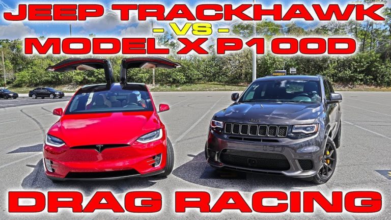 Tesla Model X P100D vs Jeep Grand Cherokee Trackhawk