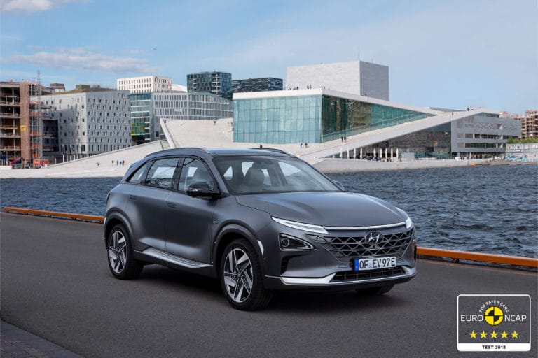 Hyundai NEXO achieves five-star rating in Euro NCAP testing