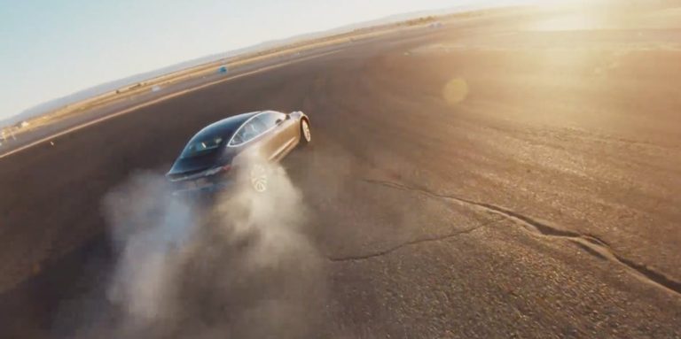 Drift Your Tesla Model 3 With All-New Track Mode
