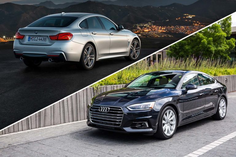 2019 BMW 4 Series Gran Coupe versus 2019 Audi A5 Sportback