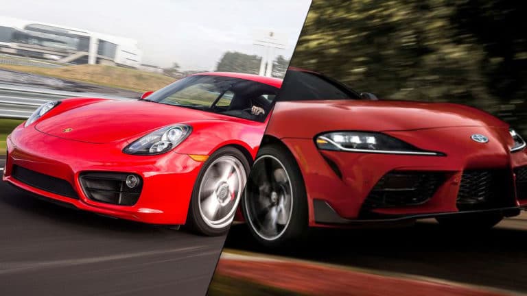 Toyota Supra Porsche Cayman