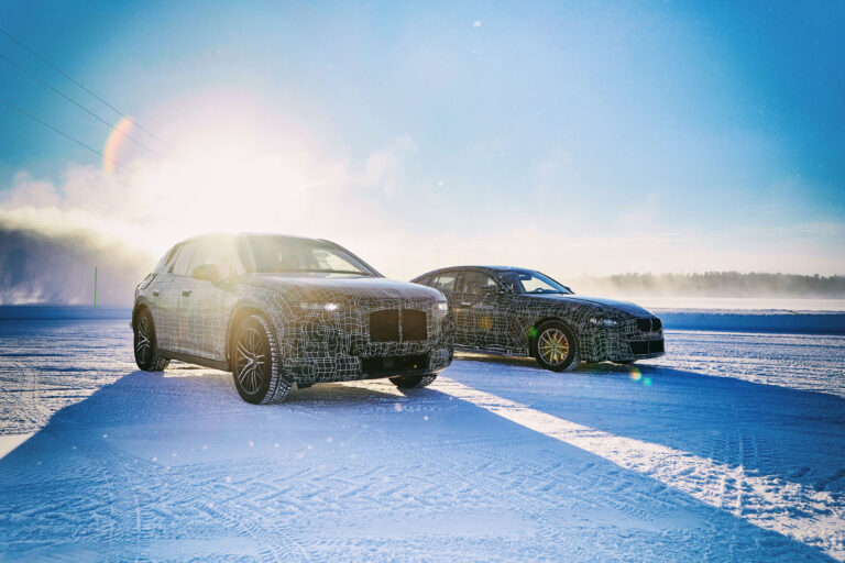 BMW i4, BMW iX3, BMW iNEXT testing