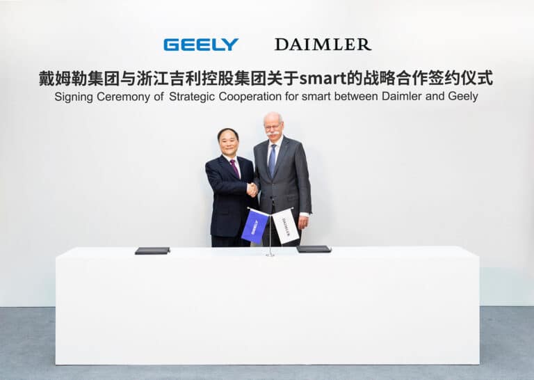 Daimler und Geely Holding gründen ein globales Joint Venture zur Weiterentwicklung von smart Daimler and Geely Holding form global joint venture to develop smart