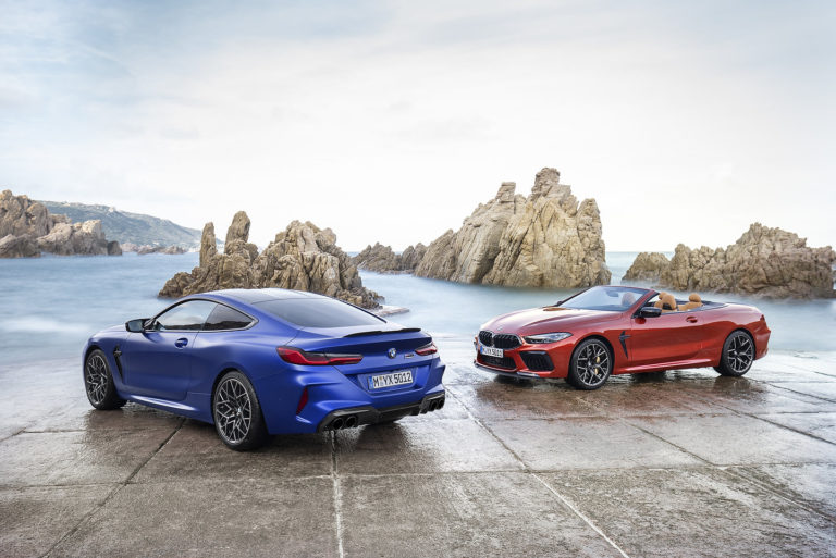 2020 BMW M8 Competition Coupe and 2020 BMW M8 Competition Convertible