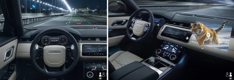 Jaguar Land Rover 3D displays