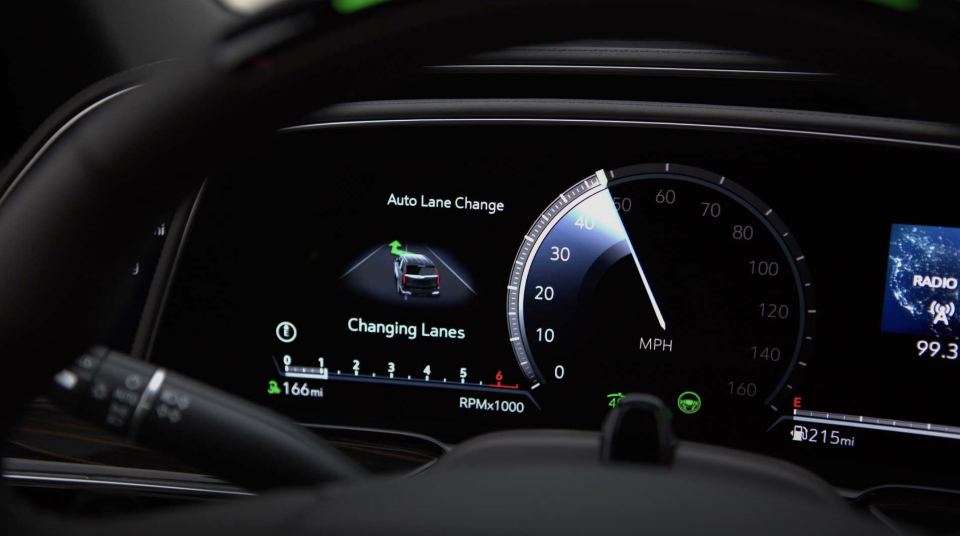 Cadillac Super Cruise lane change