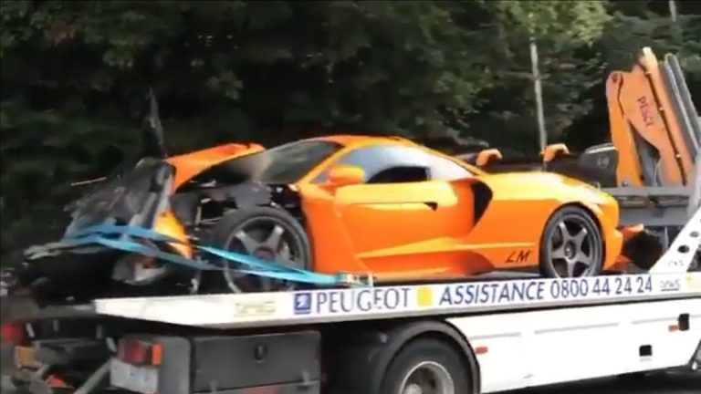 Ultra-Rare McLaren Senna LM Crashed in Monaco