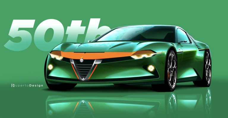 Alfa Romeo Montreal Rendering