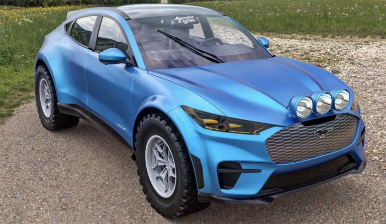 Ford Mustang Mach-e rendering