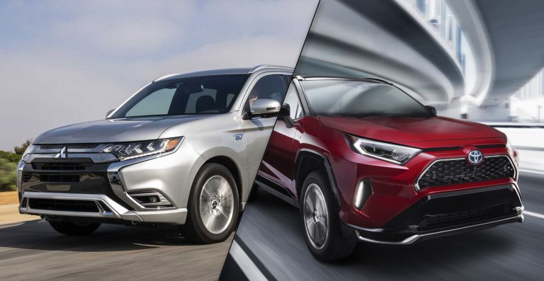 2021 Toyota RAV4 Prime vs 2020 Mitsubishi Outlander PHEV Spec Comparison