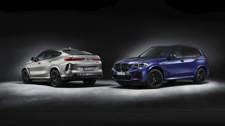 BMW X5 and X6 M Competition First Edition Models Get Special Paint, Trim, Carbon