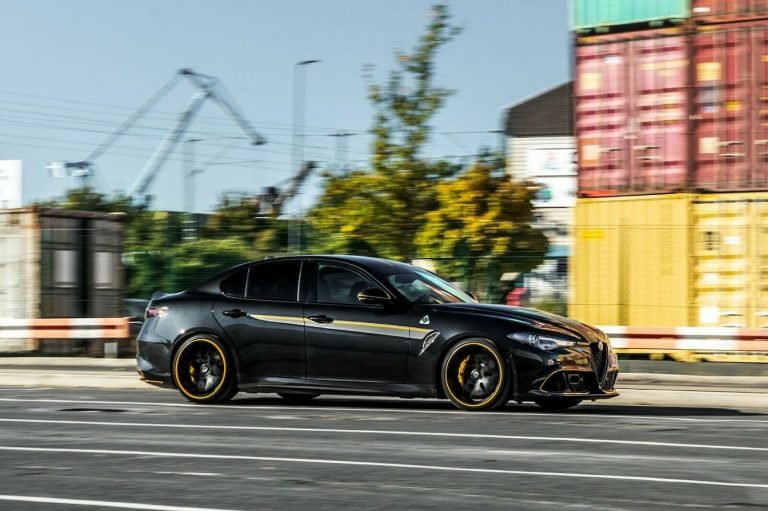 The Manhart Alfa Romeo Giulia QV600 is a Quadrifoglio+