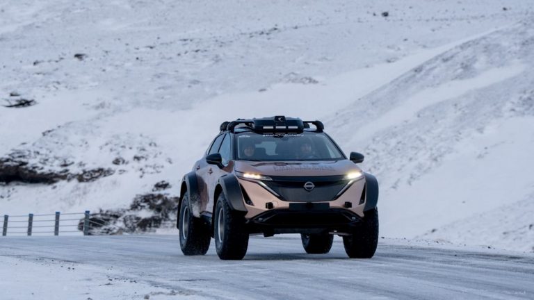 Nissan Shows Off Pole-to-Pole Adventure Ariya EV