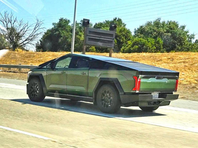 Tesla Cybertruck Playfully Mimics Toyota Tundra Appearance, Continues Pickup Truck Trolling