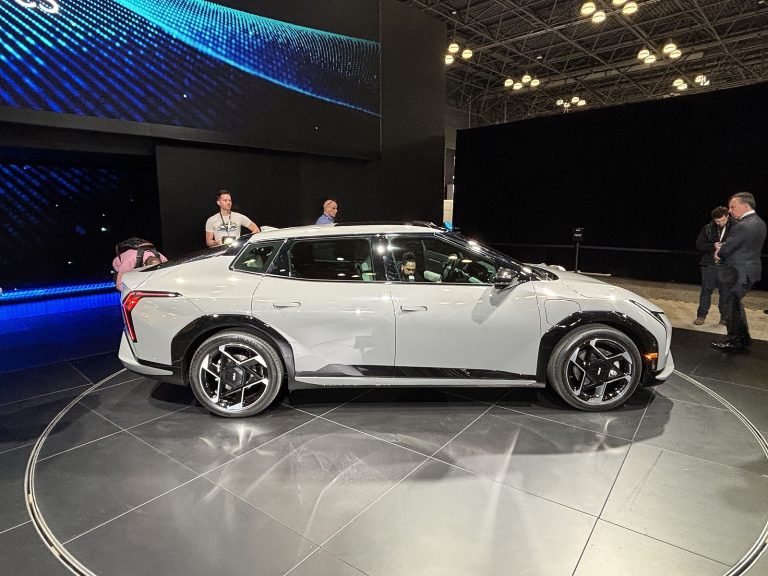 Kia Unveils the All-New 2026 EV4 Electric Sedan in New York
