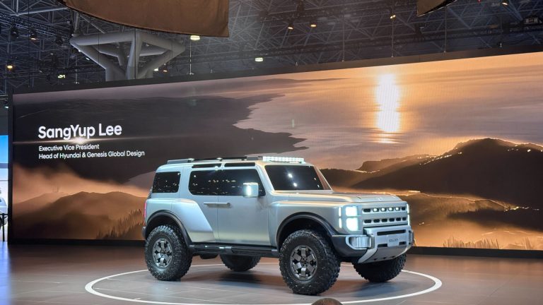 Brash Hyundai Boulder Concept Breaks Cover at New York Auto Show; Previews U.S.-Built Body-on-Frame Pickup