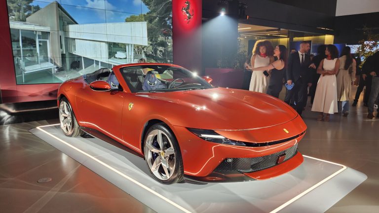 Charles Leclerc Debuts the Ferrari Amalfi Spider in Montreal