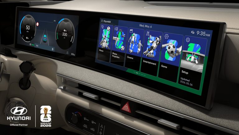 Hyundai Celebrates the 2026 Fifa World Cup with an Available Dashboard Theme