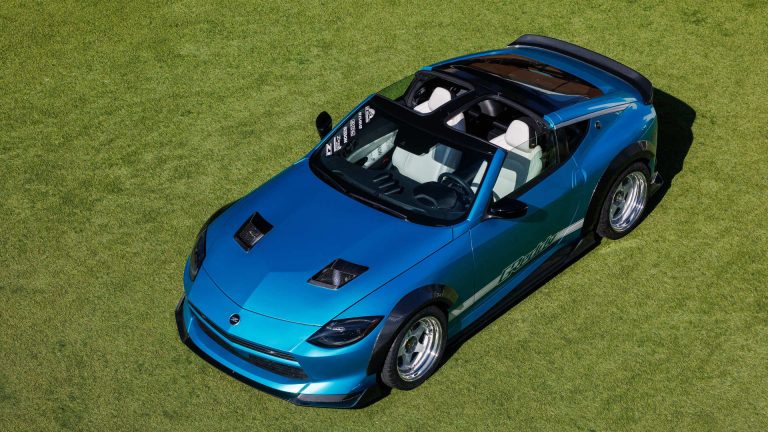 Aerial view of the Nissan Z Kaze Concept