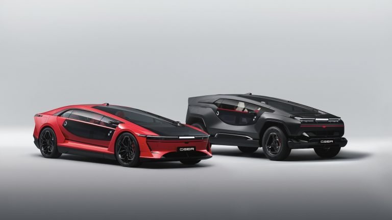 CEER EXOBOT: Saudi Arabia Launches 1,111-HP Electric Sedan and SUV
