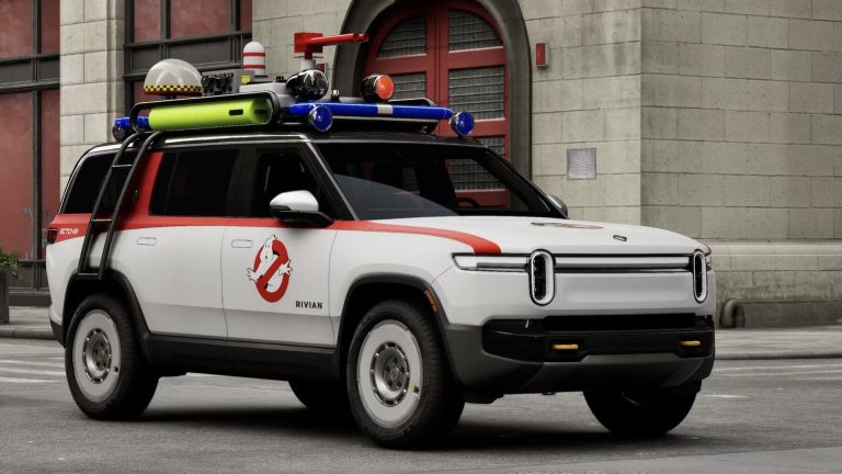 Rivian Pays Tribute to Ghostbusters With an Electrifying Ecto-1