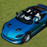 Aerial view of the Nissan Z Kaze Concept