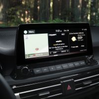 Central screen of the 2022 Kia Seltos displaying navigation