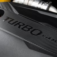 Turbo-marked engine cover of the 2021 Kia Seltos